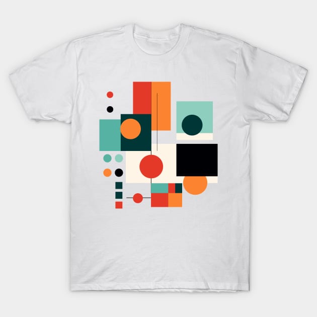 Mid Century Geometry T-Shirt by n23tees